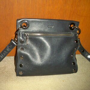 Hammitt Tony Black Medium Handbag with Gunmetal Hardware, EUC!! $425